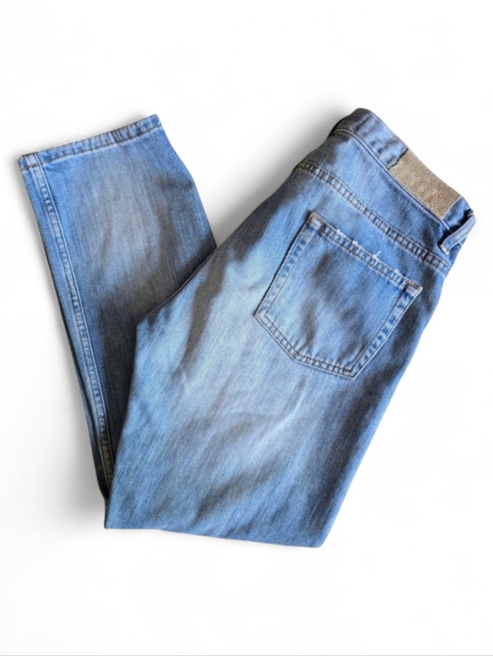 Iro Cropped Straight Leg Mid Rise Jeans Size 26